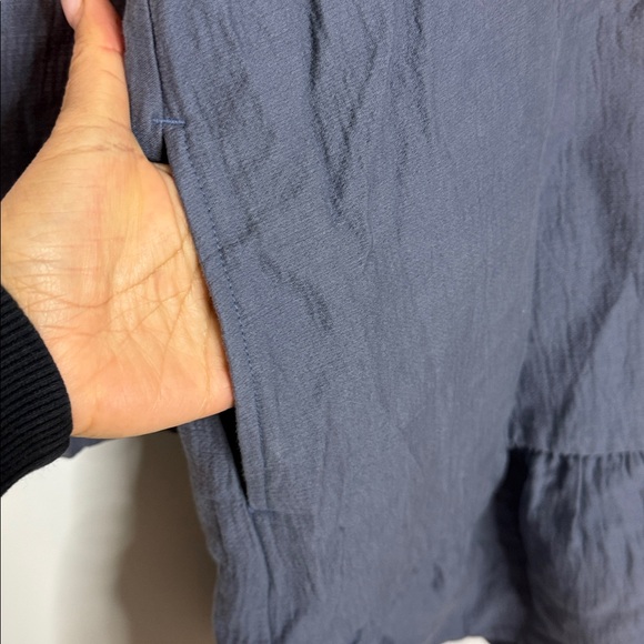 Emma Knudson | Slate Blue Women's Tunic Dress - oversized medium made in Canada - Picture 4 of 5